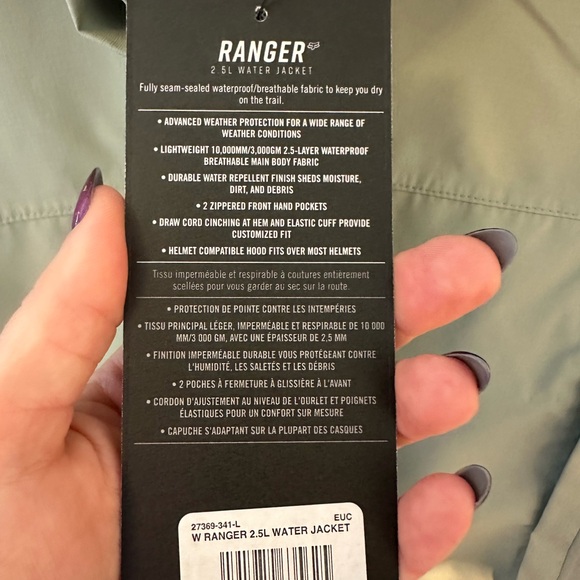 BNWT FOX Racing Waterproof Jacket - Picture 5 of 9